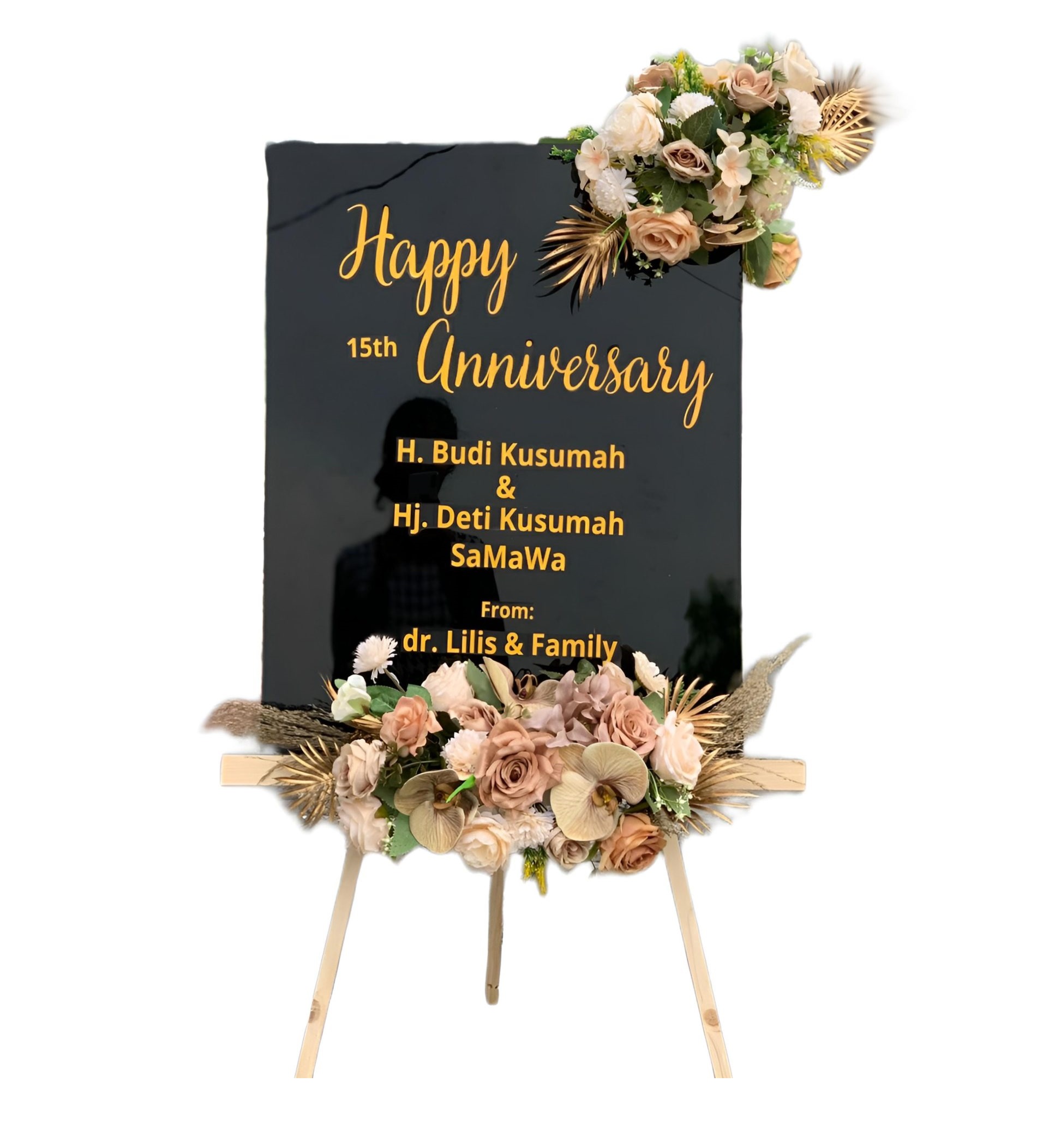 Papan Bunga Akrilik Pulau Batang Dua