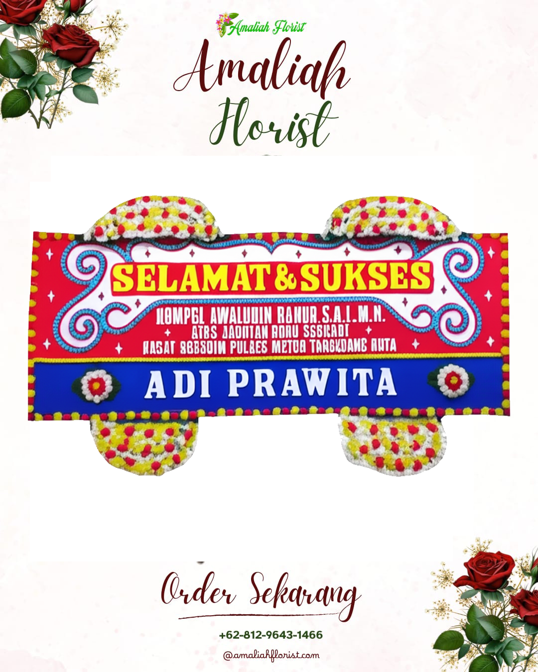 Papan Bunga Ucapan Selamat Pulau Batang Dua